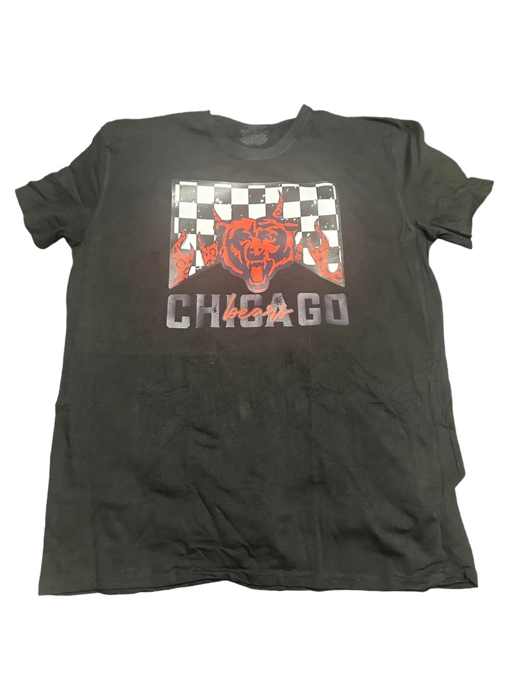 Chicago Bears Graphic Short-Sleeve Tee - Black/Red
